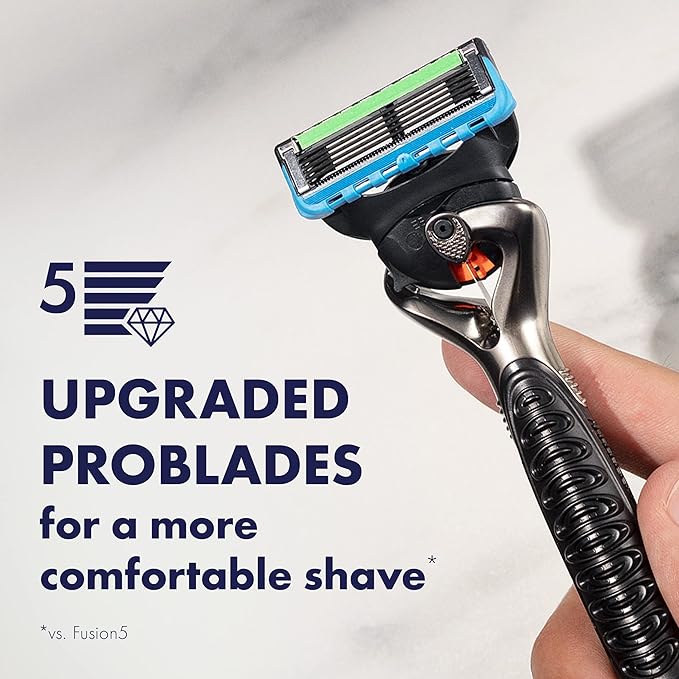 Gillette ProGlide Power Razor for Men, 1 Gillette Power Razor Handle + 1 Blade Refill (Pack of 2)