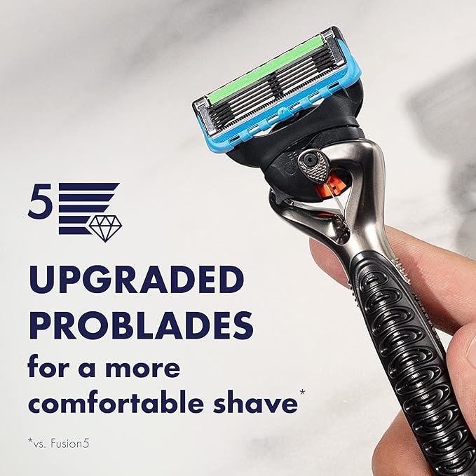 Gillette ProGlide Power Razor for Men, 1 Gillette Power Razor Handle + 1 Blade Refill