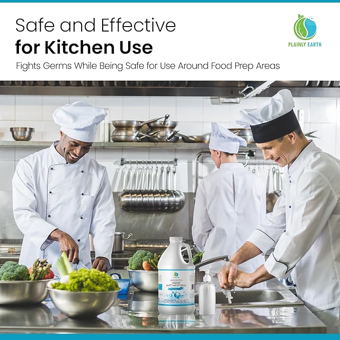 AntiMicrobial Hand Soap - Antibacterial Hand Soap Moisturizing - Liquid Hand Soap Refill Antibacterial Gallon - Moisturizing Hand Soap Antibacterial - Gentle Hand Soap - Unscented, 64 oz