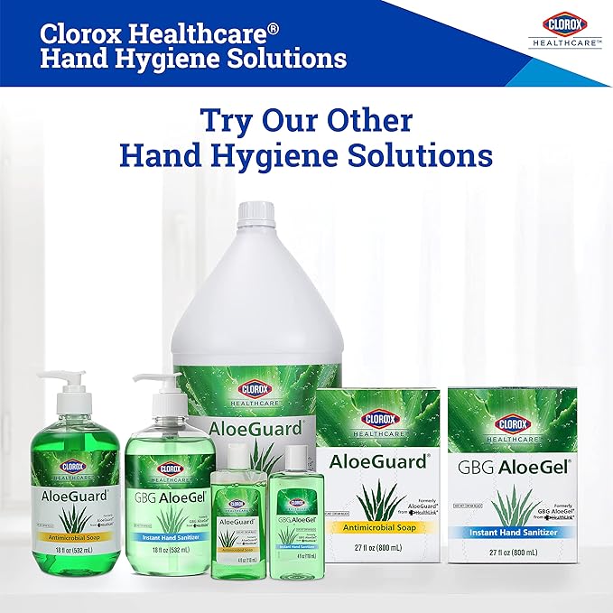 Clorox Healthcare AloeGuard Antimicrobial Soap, 27 Fl Oz Refill Pouch | Washes Germs on Skin