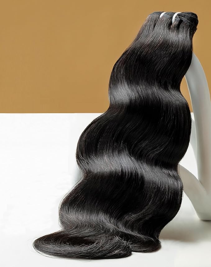 TRIIPPY Raw Cambodian Human Hair Single Bundles,Body Wave Bundles Human Hair,Triple Lifespan Than Regular Virgin Hair,The Same Quality As Boutique Stores,No.1 Raw Hair Brand On Amazon(18 Inch)
