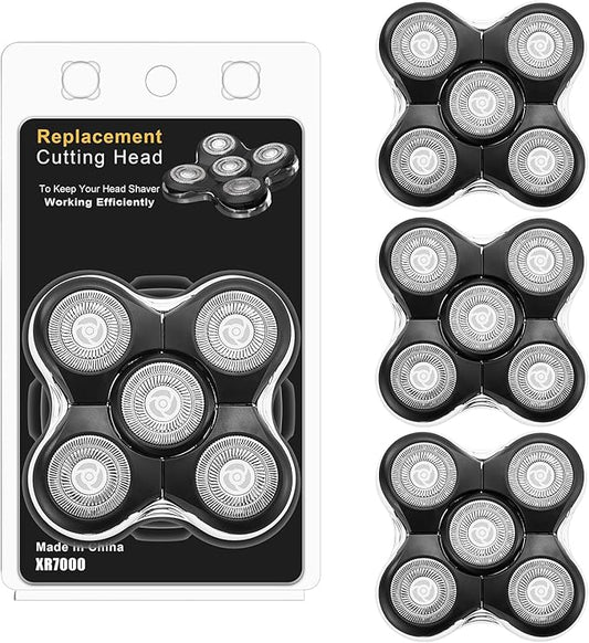 Shaver Replacment Heads Compatible with Remington Balder Pro XR7000 Head Shaver (3 Packs)