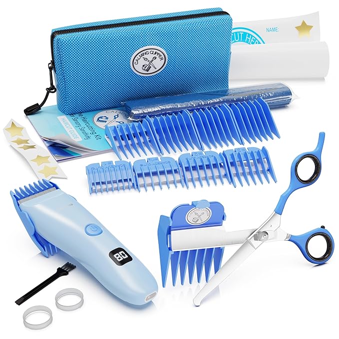 Haircut Hero Sensory Development Program with Baby Electric Clippers, Step by Step to Peace at The Barber Shop