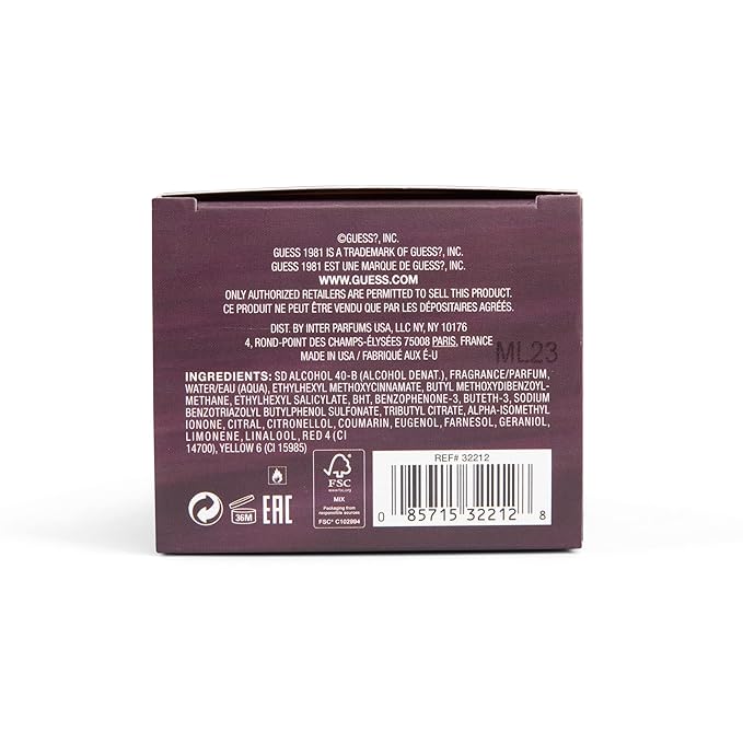 GUESS 1981 Los Angeles Eau de Toilette for Men, 1.7 Fl Oz