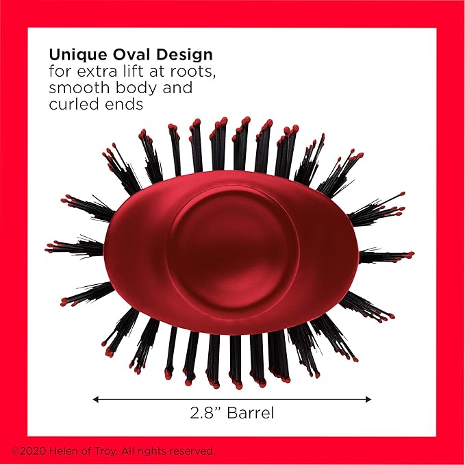 REVLON One-Step Volumizer Original 1.0 Hair Dryer and Hot Air Brush, Red