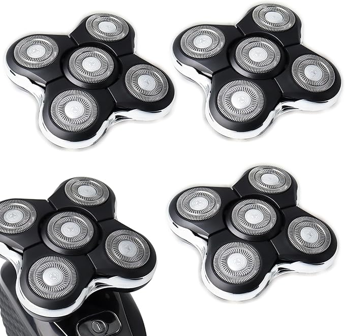 3Pack Blade Pro Replacement Head Compatible with Remington Balder Pro XR7000, 5 Dual Track Shaver Heads for a Smooth and Close Shave with No-Irritation.(Pack of 3)