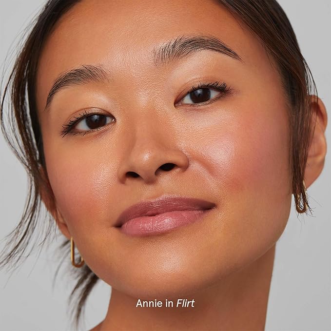 SOSHE Beauty - Ceramide Refillable Lip Silk | Sheer Hydrating, Silky, Buildable Lipstick | Ceramides, Vitamin E, Shea Butter | Cruelty-Free, Certified Plastic Negative (Flirt - Baby Pink)