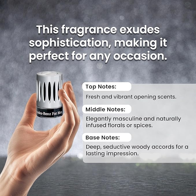 Mercedes-Benz Cologne for Men – Mini Travel Spray, 0.68 Ounce