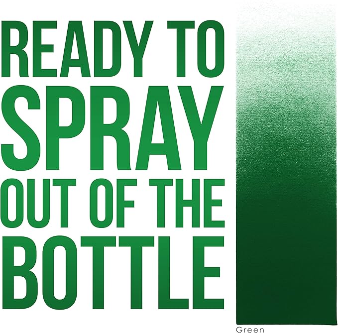 8-Ounce Green Temporary Airbrush Tattoo Body Art Paint Alcohol Based