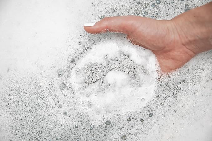 Bathorium Charcoal Garden Detox Crush, Purifying Bath Soak with Activated Charcoal & Eucalyptus, pH-Balanced, Herb-Scented Bath Soak, 5+ Baths, 21 oz