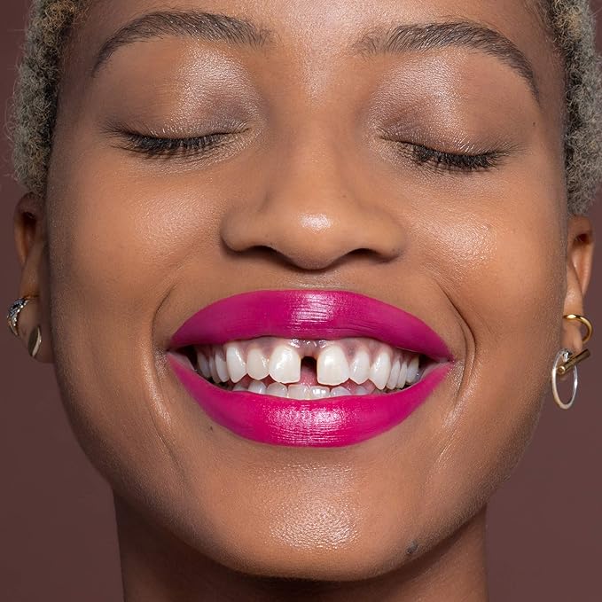 ILIA - Color Block Lipstick | Non-Toxic, Vegan, Cruelty-Free, Hydrating + Long Lasting, No Budge Color with Full Coverage (Knockout (Bold Magenta With Cool Undertones), 0.14 oz | 4 g)