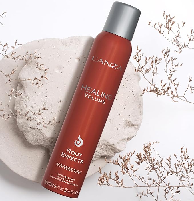 L'ANZA Healing Volume Trio Hair Kit, Thickening Shampoo and Conditioner with Root Effects Hair Mousse in a Gift Box, Luxury Hair Care Kit, Treatment for Damaged or Fine Hair (10.1/8.5/6.8 Fl Oz)