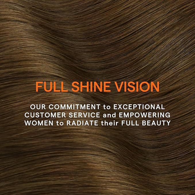 Full Shine Human Hair Clip in Extensions Brown 14 Inch Real Hair Extensions Clip in Human Hair Light Brown Invisible Straight Hair Extensions for Women Thick Ends 7 Pcs 120 G