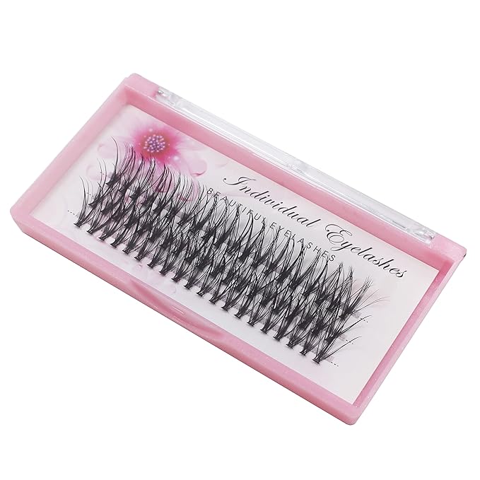 Bodermincer 20D 0.07mm Thickness 8-22mm To Choose Grafting False Eyelashes False Eyelashes Individual Natural Long Mink Fake Eyelashes Extension Handmade Bulk Wholesale (17mm)