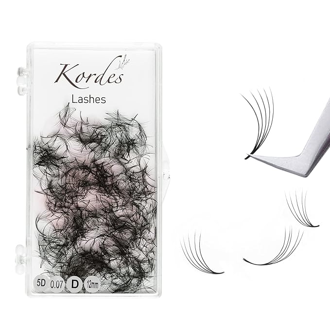 D Curl Premade Fans Lash Extensions Mix Size 8mm-17mm - Promade Volume Eyelash Extensions D Curl (5D 14mm)
