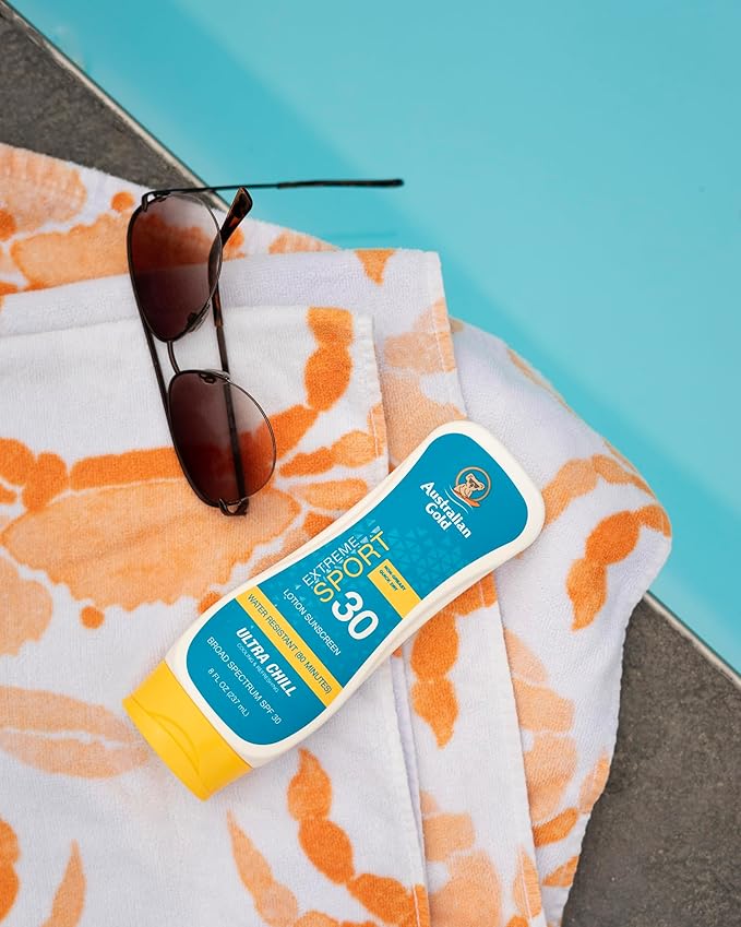 Australian Gold Extreme Sport Continuous Spray Sunscreen SPF 50(Broad Spectrum/Sweat & Water Resistant/Non-Greasy), Sport - New, Coastal Breeze, 6 Oz (2 Pack)3 Ounce(Pack of 2) SPF50-Spray & Lotion