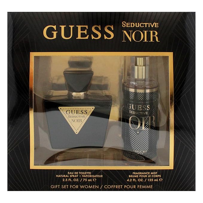 Guess Seductive Noir for Women - 2 Pc Gift Set 2.5oz EDT Spray, 4.2oz Fragrance Mist