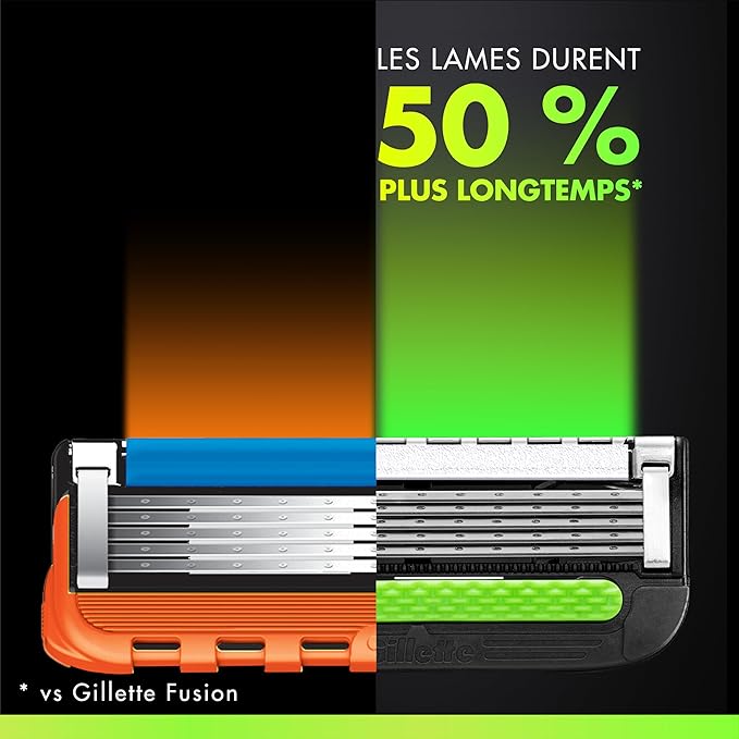 GilletteLabs Razor Blade Refills, 12ct Razor Cartridges, Razor Refills for Men Compatible with GilletteLabs Exfoliating Bar Razor and Heated Razor