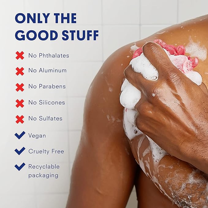 Huron Men's Moisturizing Body Wash - Crisp Citrus, Eucalyptus, Mint & Aromatic Greens Scent, 12.2 fl oz (2 Pack)