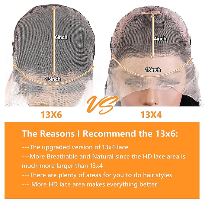 36 Inch Reddish Brown Lace Front Wigs Human Hair Long 13x6 Body Wave Lace Front Wig Human Hair Pre Plucked 180% Density Auburn Hd Full Lace Frontal Wig Wear and Go Glueless Brown Wig for Women