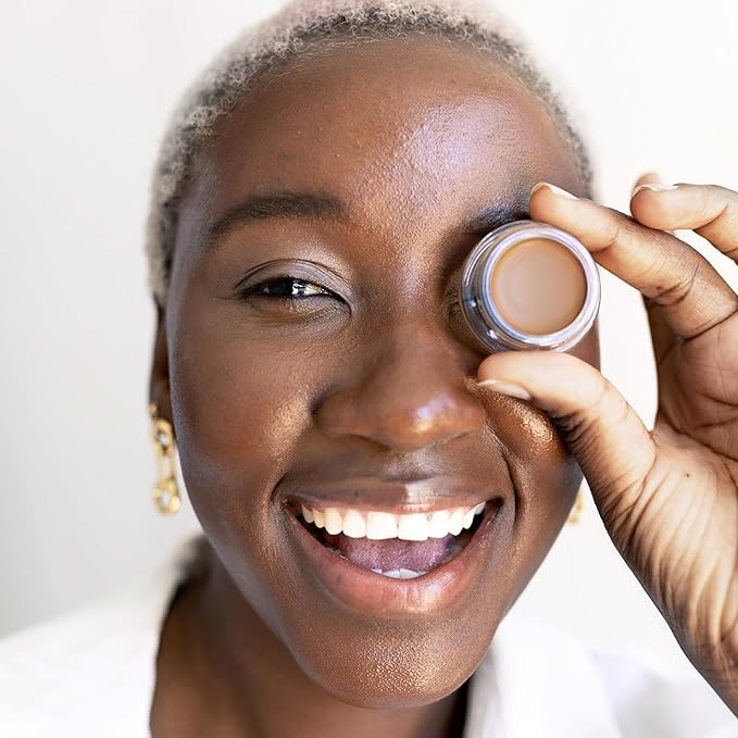 Ere Perez - Natural Arnica All-Cover Pot Concealer | Med-Full Coverage, Satin Finish, Calming, Nourishing | Vegan, Cruelty-Free, Clean Beauty (Dolce, 0.18 oz | 5 g)