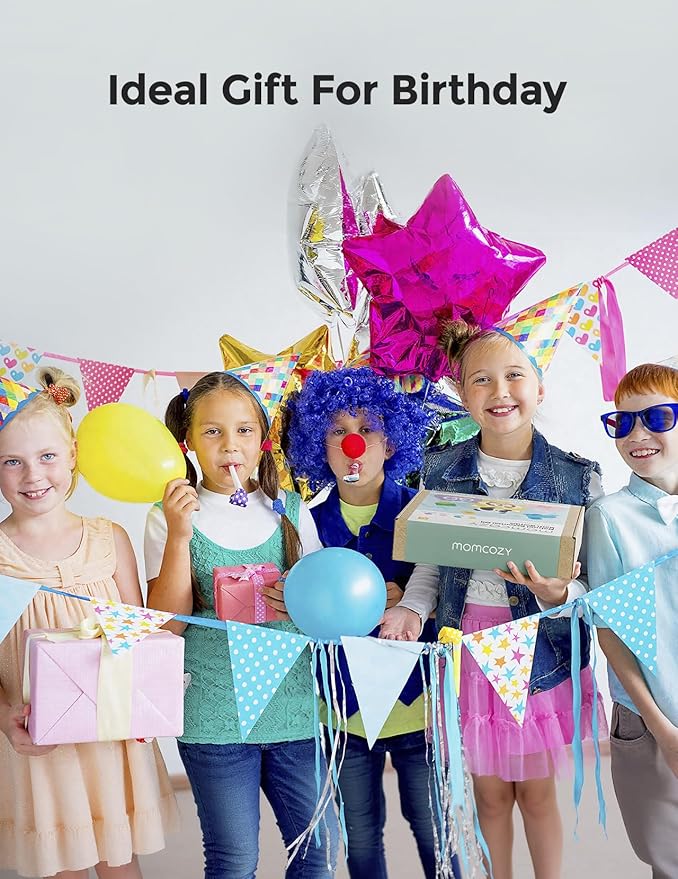 Momcozy Natural&Organic Essential Oil Bath Bombs,14 Pcs Bubble Bath Fizzy Balls with Cute Owl Animal Shapes,Bath Bombs Gift Set for Kids Girls Boys Toddler,Ideal Gift for Easter Egg,Bath Bomb Kit