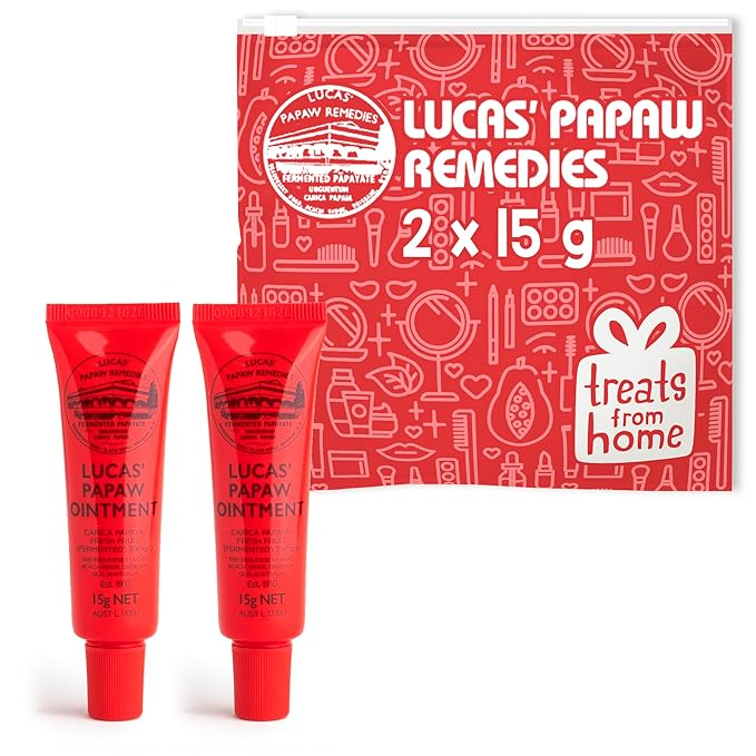 Lucas Pawpaw Lip Ointment & Cream Bundle - Gift Pack for All Skin Types, 6 Balms