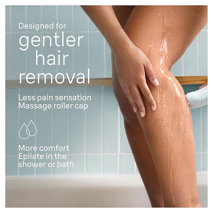 Braun Silk-epil 5 Epilator, Hair Removal Device, Women Shaver & Trimmer, Wet & Dry, Includes Shaver Head & Trimmer Comb, SE5-041, Grey