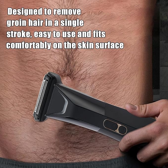 Replacement Foil Blade Compatible with MANSCAPED The Lawn Mower 5.0 Ultra Hair Trimmer,Stainless Steel Groin Hair Foil Shaver Head for Close Body Hair Grooming,2 Pack