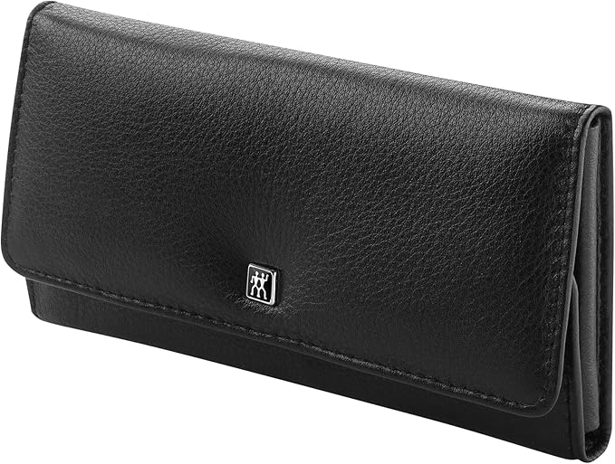 TWINOX Manicure Premium Care Set, 5-Piece, Asian Competence, Leather, Gift Set, Black