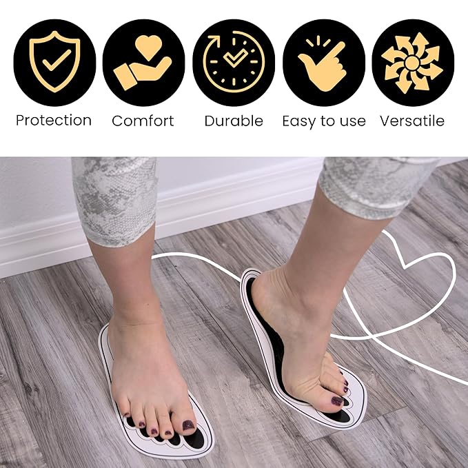 120Pairs(240Feets) Disposable Stick Spray Tanning Feet Pads Perfect for preventing spray tan solution,Deluxe & Hygienic Spray Tan Feet Pads-Ideal for Salons and Spas or Home,Easy to Apply