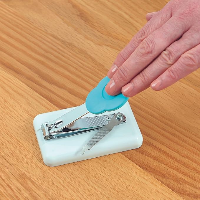 Peta Table Nail Clipper PNC-3 - Mounted and Non-Slip - Plastic Base with Rubber Feet - for Anyone with Poor Hand Control, Weak Hand Strength and Tremors
