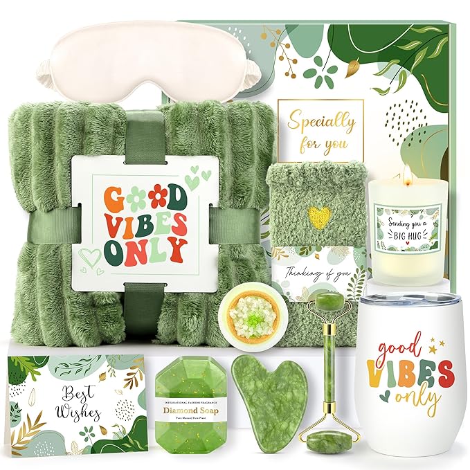 Self Care Gifts for Women Get Well Soon Gift Baskets for Women Thinking of You Gifts for Women Spa Gift Baskets for Women Self Care Kit for Women Relaxation Gifts Box for Women Care Package for Women