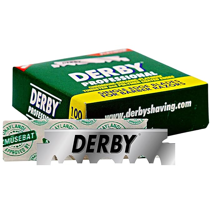 1000 Derby Professional Single Edge Razor Blades for straight razor