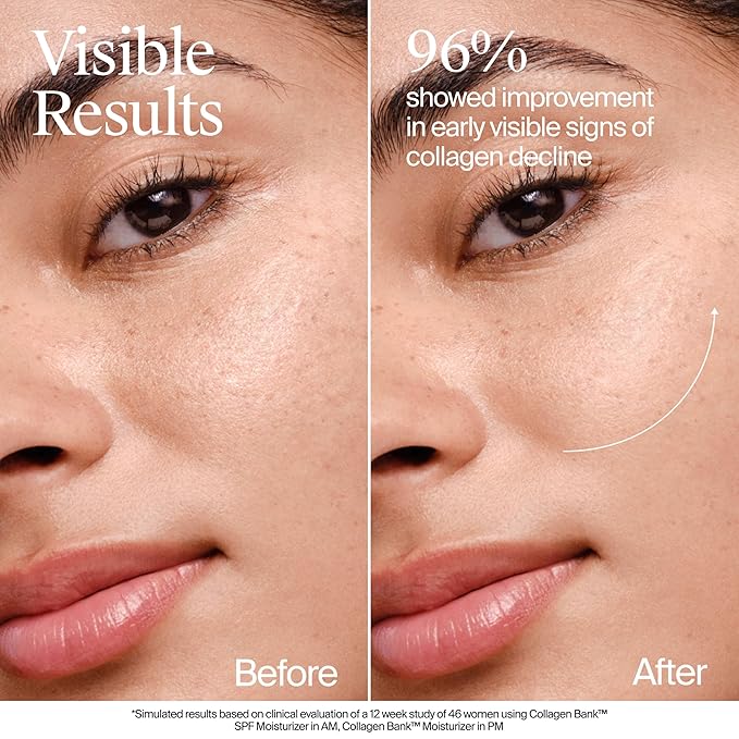 Neutrogena Collagen Bank Face Moisturizer with SPF 30 Sunscreen, Daily Anti-Aging Face & Neck Collagen Cream with Micro-Peptide & SPF to Support & Defend Skin’s Natural Collagen, 2.7 fl oz