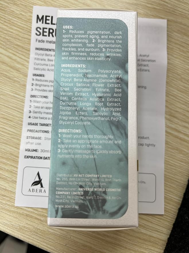 Abera Melasma Serum – Daily Moisturizing Serum for a Healthy Glow