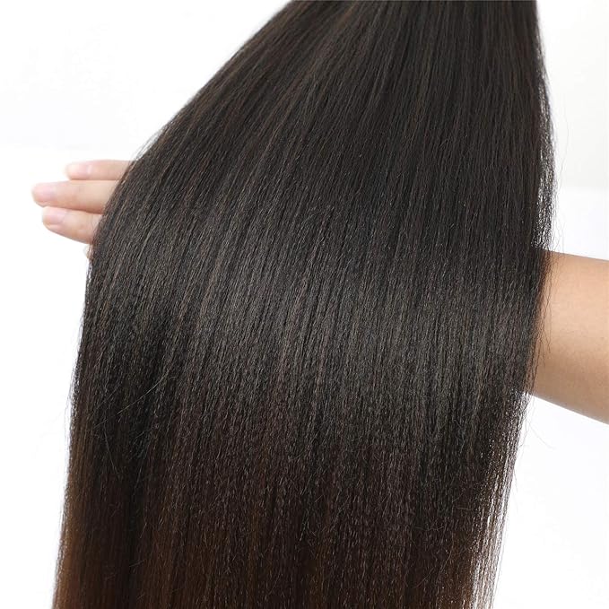 Pre-stretched Braiding Hair, Original Braid Hair Extensions, Hot Water Setting Crochet Hair Braids, Yaki Texture Easy Braiding Hair