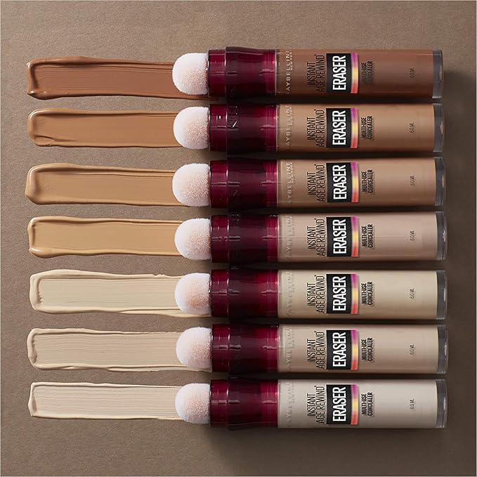 Maybelline Instant Age Rewind Eraser Dark Circles Treatment Concealer, Fair 0.2 oz (Pack of 2)