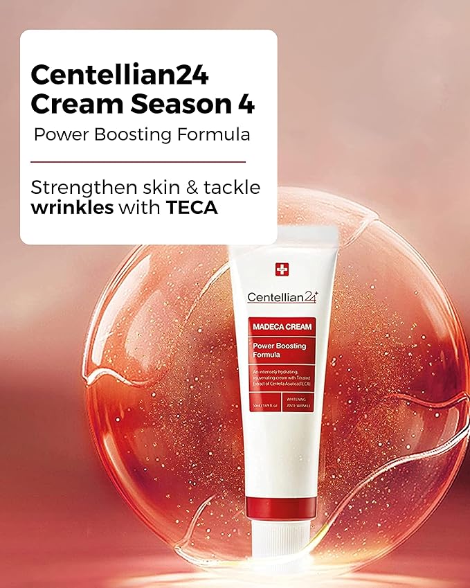 CENTELLIAN 24 Madeca Cream (Season 4, 1.7+1.7fl oz) - Centella Moisturizer for Face, Korean Skin Care. Dry, Sensitive Skin. TECA, Centella Asiatica, Madecassoside