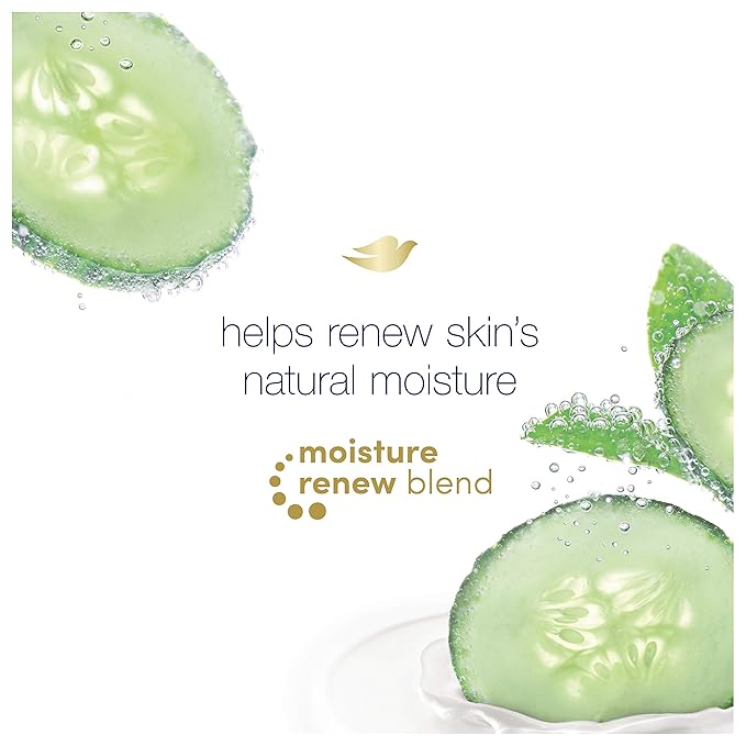 Dove go fresh Refreshing Body Wash Revitalizes and Refreshes Skin Cucumber and Green Tea Effectively Washes Away Bacteria While Nourishing Your Skin 12 oz