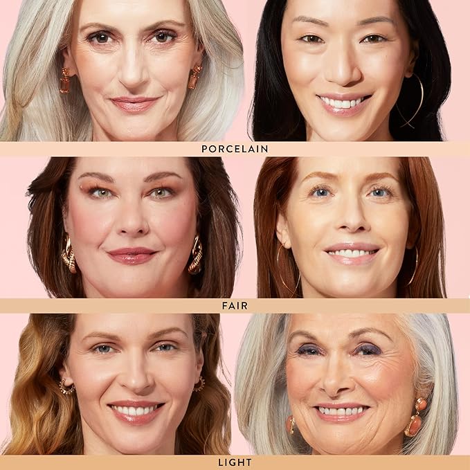 LAURA GELLER NEW YORK Baked Balance-N-Glow Illuminating Foundation - Fair - Buildable Sheer to Light Coverage - Satin Finish