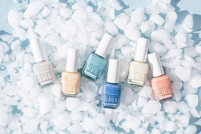 duri Nail Polish, 783 Freeze The Day, Muted Blue, Full Coverage, Glossy Finish, Quick Drying, 0.45 Fl Oz