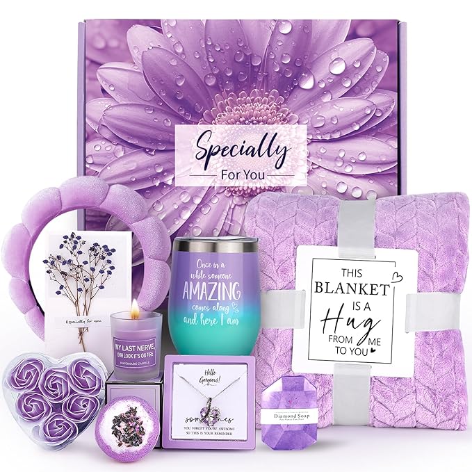 Mother’s Day Gifts Baskets,Gifts for Wife from Husband,Happy Birthday Gifts for Her Girlfriend Sister Friend,Relaxing Spa Gift,Retirement,Get Well Self Care Package,Thank You,Gifts Box for Mothers Day