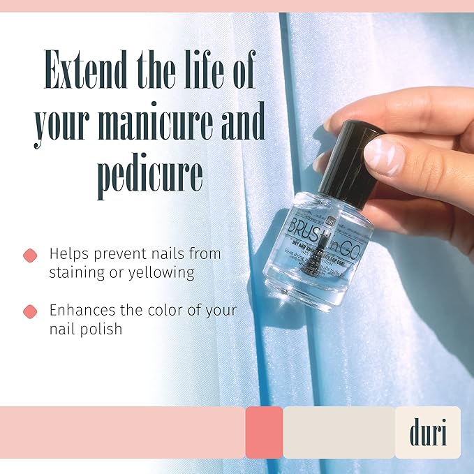 duri Brush’n Go Dry and Shine Speedy Top Coat (Brush'N Go (Pack of 3))