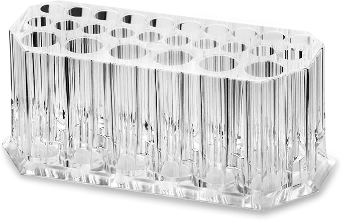 BY ALEGORY Acrylic Nail Art Tool Organizer Storage for Storing Pro Beauty Finger Nailcare Art Kit Tools Makeup Display Case Refillable Container Holder Organization (2)