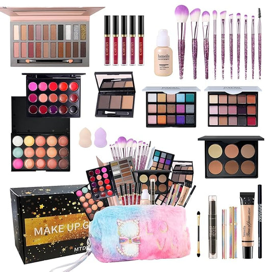 All in One Makeup Set for Women,Makeup Sets for Teens,Makeup Gift for Girls,teen,women,Travel Makeup Kit, Makeup Gift Set for Women,Girls