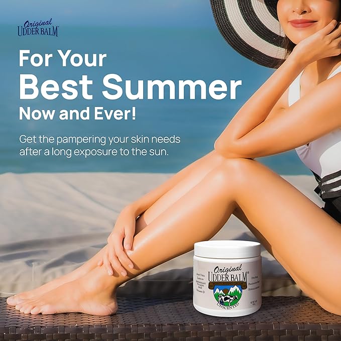 Unscented Original Udder Balm for Cracked Dry Skin 16 Fl Oz