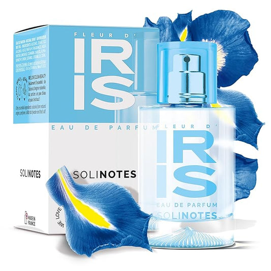 SOLINOTES Iris Blossom Perfume for Women - Eau De Parfum | Delicate Floral and Soothing Scent - Made in France - Vegan - 1.7 fl.oz