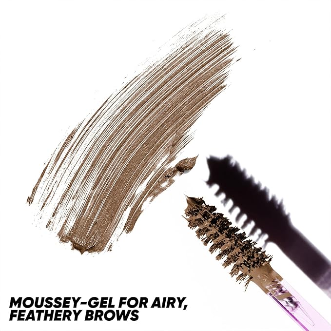 Kosas Air Brow Tinted Gel with Clean, Vegan Ingredients for Fluffy, Full and Healthy Brows, Longwear (Soft Brown)