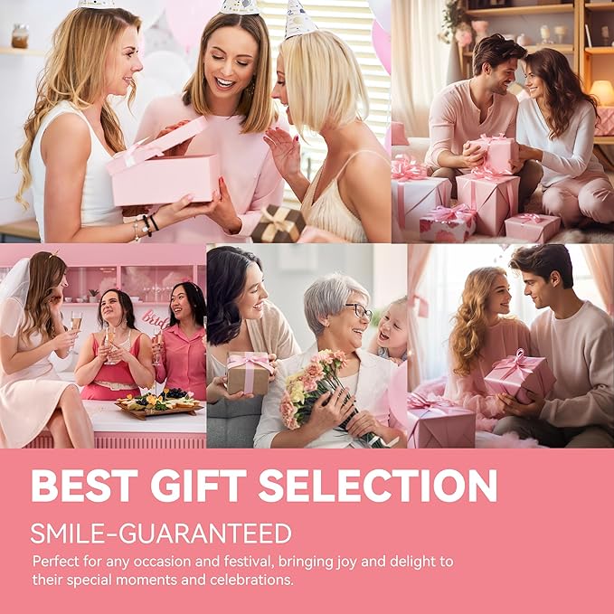 Body & Earth Gift Set - Spa Sets for Women, Perfume, Body Lotion, and Scrub in a Rose Water Box - Perfect Birthday Gifts for Mom Girlfriend Her